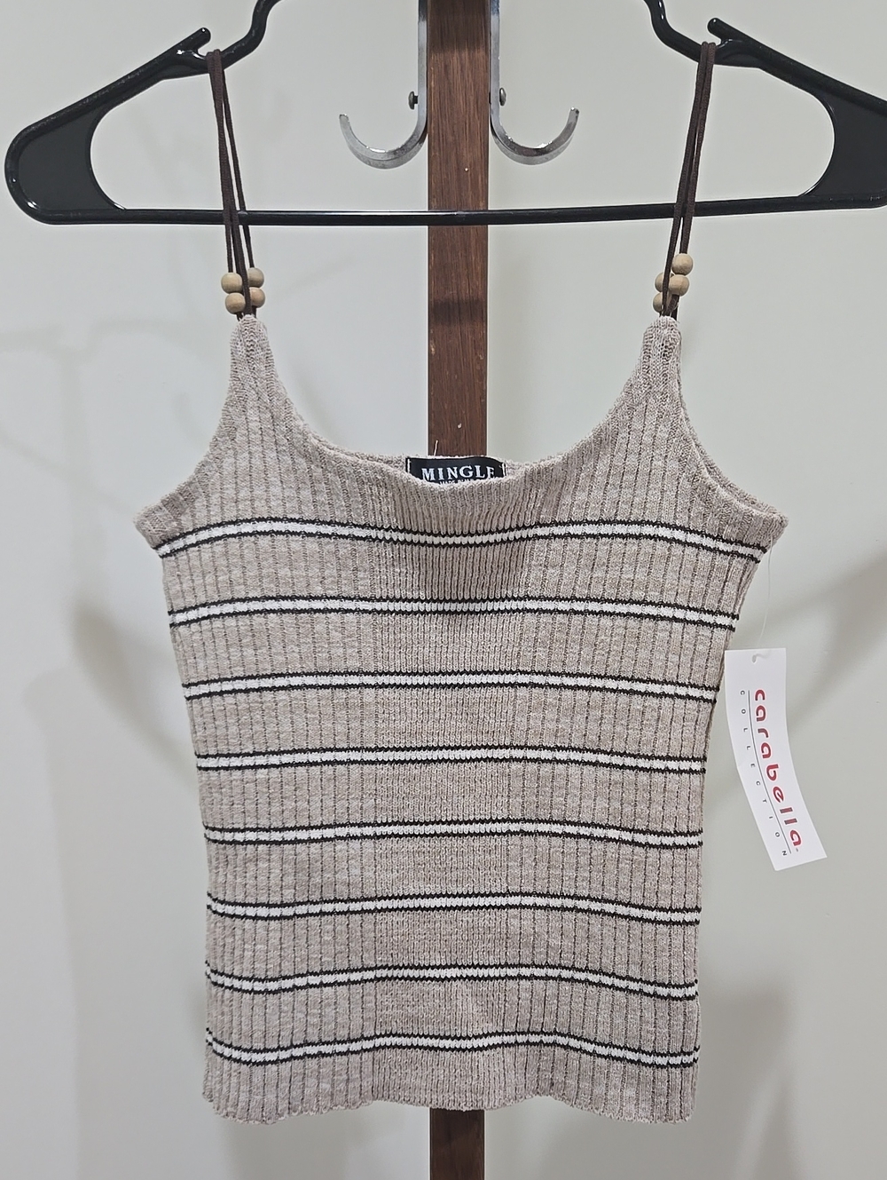 Vintage 1990s Deadstock NWT Carabella Collection Mingle Tank Top Size Medium
